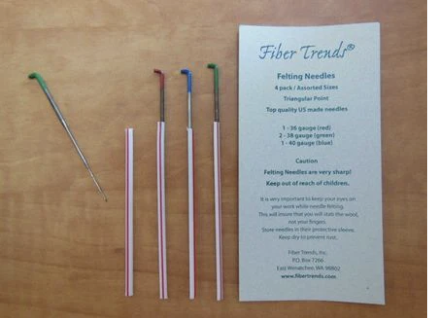 Fiber Trends Felting Needle Assortment Pack 4 Needles