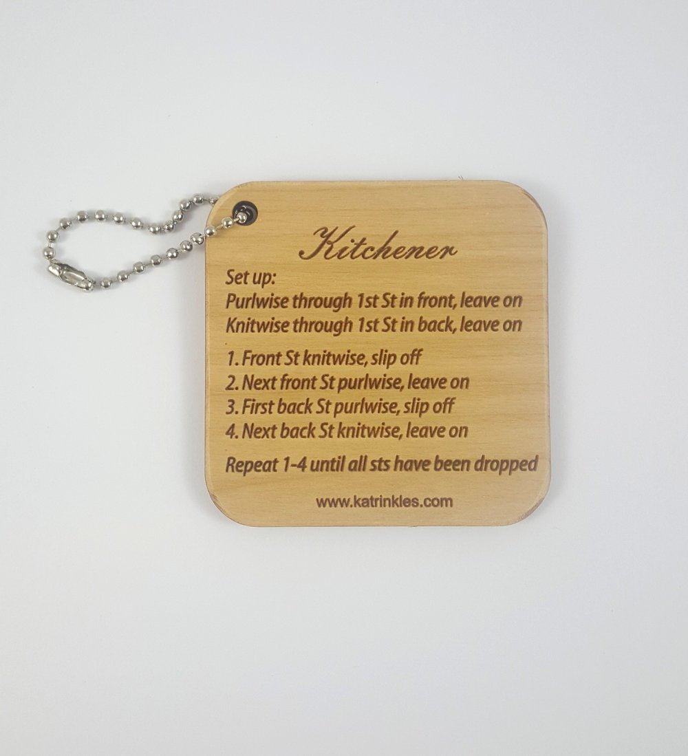 Katrinkles Kitchener Instruction Tag