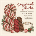 Peppermint Mocha Holiday Sock Box