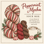 Peppermint Mocha Holiday Sock Box