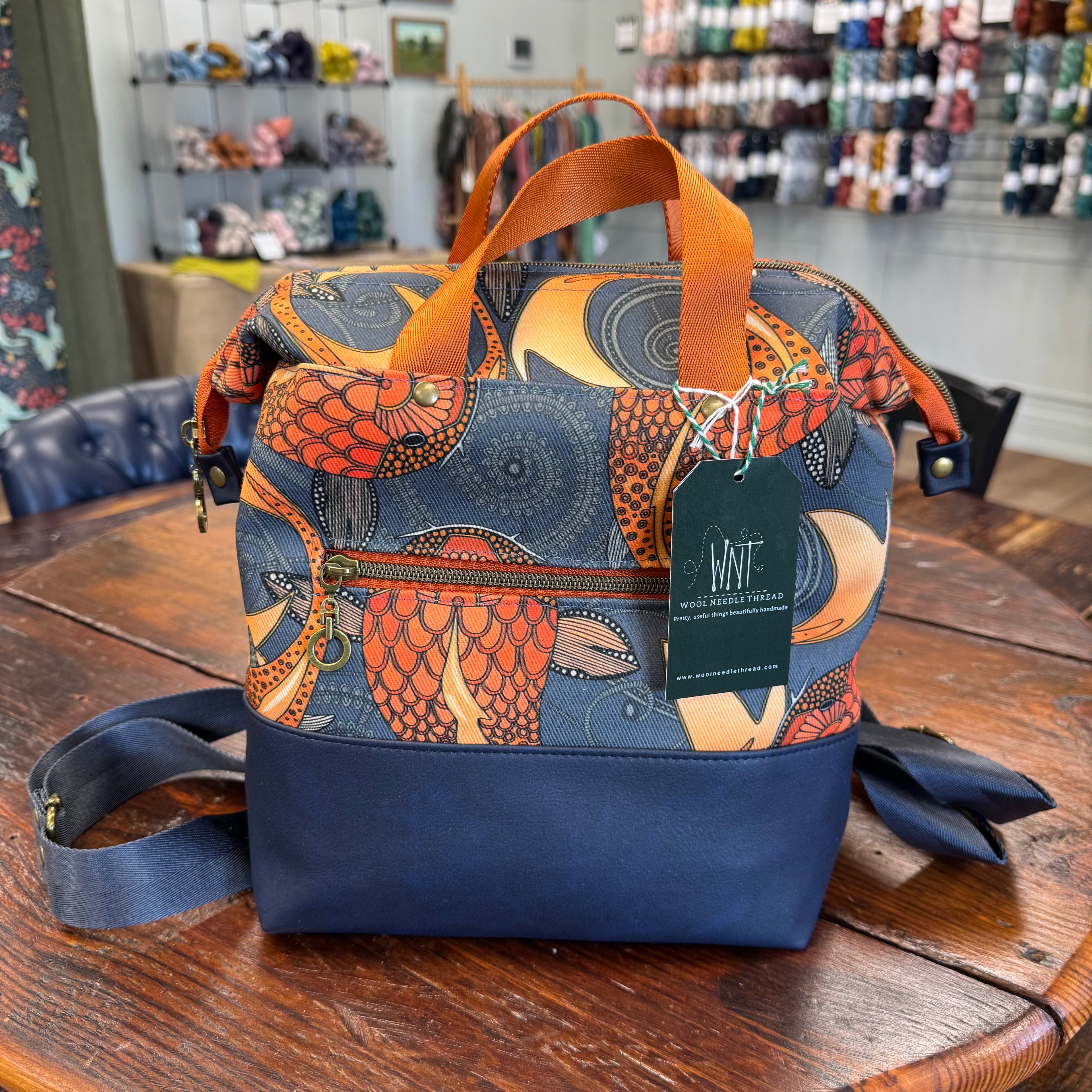 Wool Needle Thread Frame Project Backpack