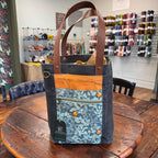 Wool Needle Thread Waxed Canvas Tote