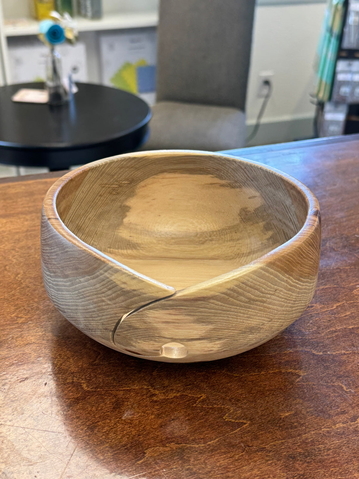 Hand Turned Wooden Yarn Bowls