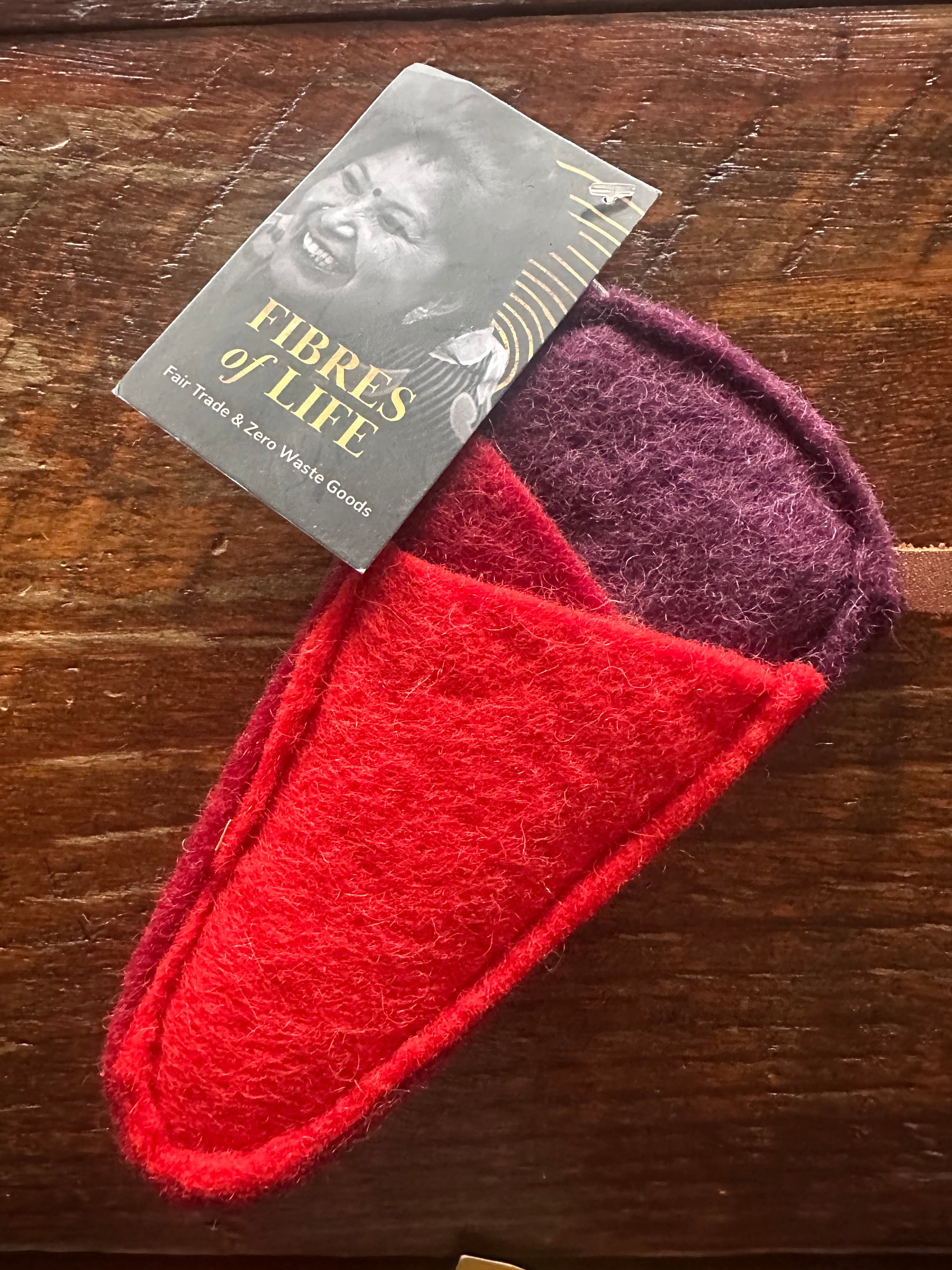 Fibres of Life Felted Wool Scissor Sleeve