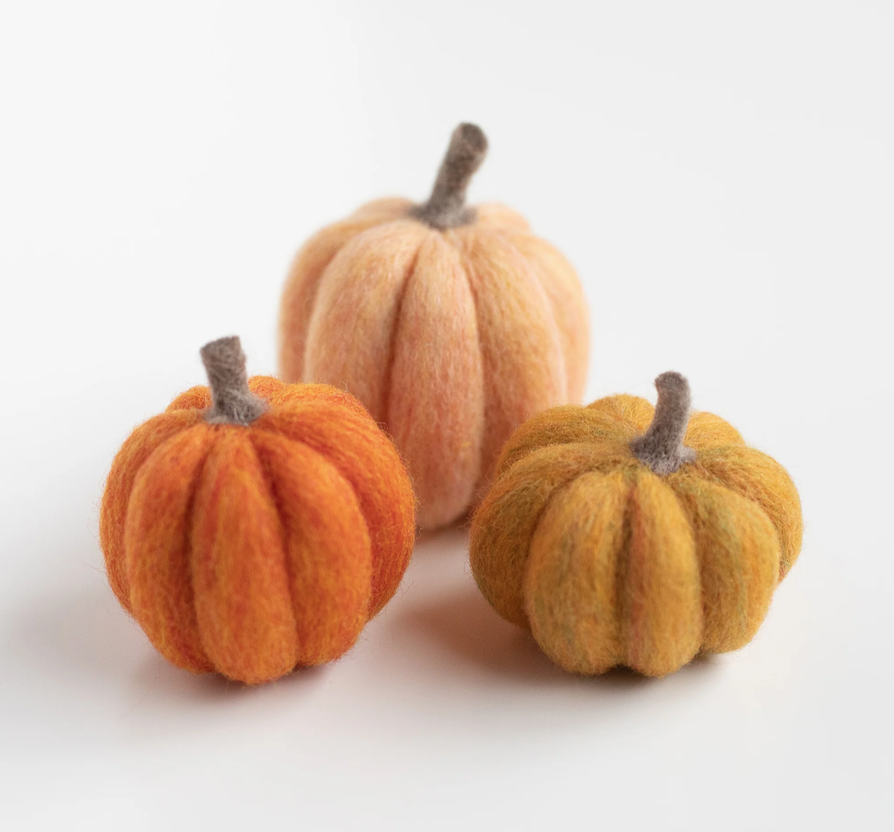 Felted Sky Pumpkin Trio Mini Felting Kit