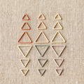Cocoknits Stitch Markers Earth Tones Triangle