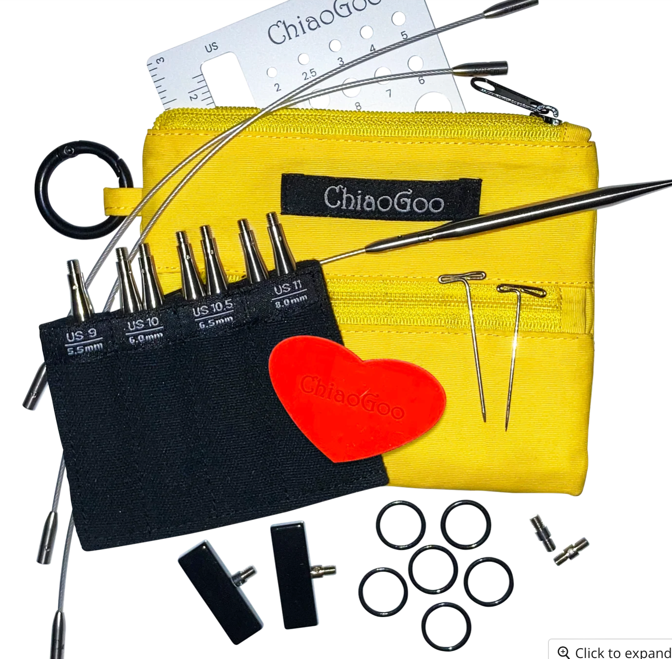 Chiaogoo  Twist Shorties Yellow Set  3" Large