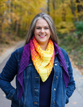 Virtual Class:  Design Your Own Multi Colored Shawl with Guest Teacher, Lisa Ross AKA Paper Daisy