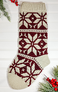 Crochet Christmas Stocking with Angela
