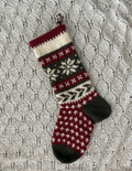 Knit Christmas Stocking with Angela