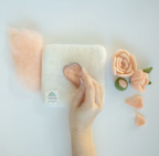 Felted Sky Wool Mini Mat