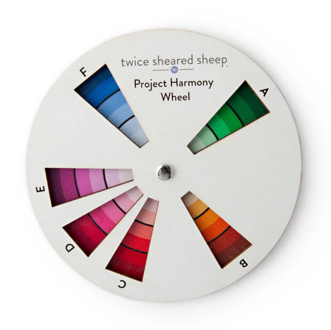 Twice Sheared Sheep Project Harmony Color Wheel