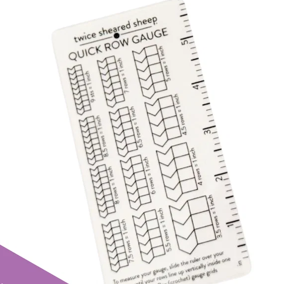 Twice Sheared Sheep Quick ROW Gauge Ruler