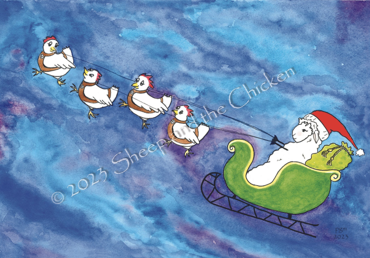 Sheep and the Chicken Holiday Cards