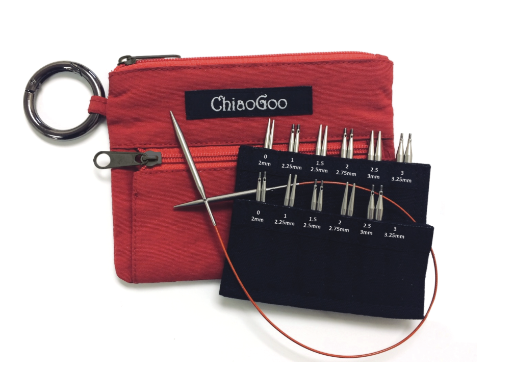 ChiaoGoo Twist Shorties Red Set 2" & 3" Mini