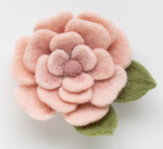 Felted Sky Pink Rose Kit