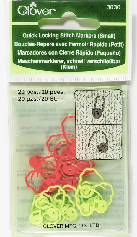 Clover Locking Stitch Markers 3030
