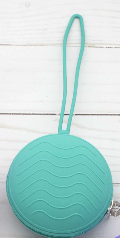 Fox and Pine Round Pouch