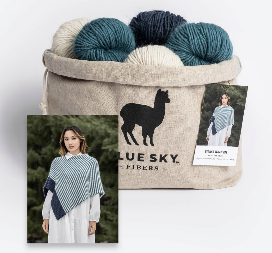 Blue Sky Fibers Bianca Wrap Kit