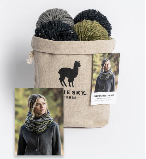 Blue Sky Fibers Chain of Lakes Cowl Kit