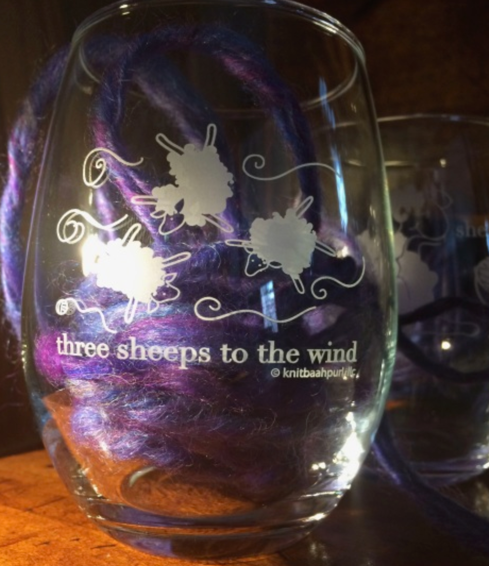 Knitbaapurl Wine glasses