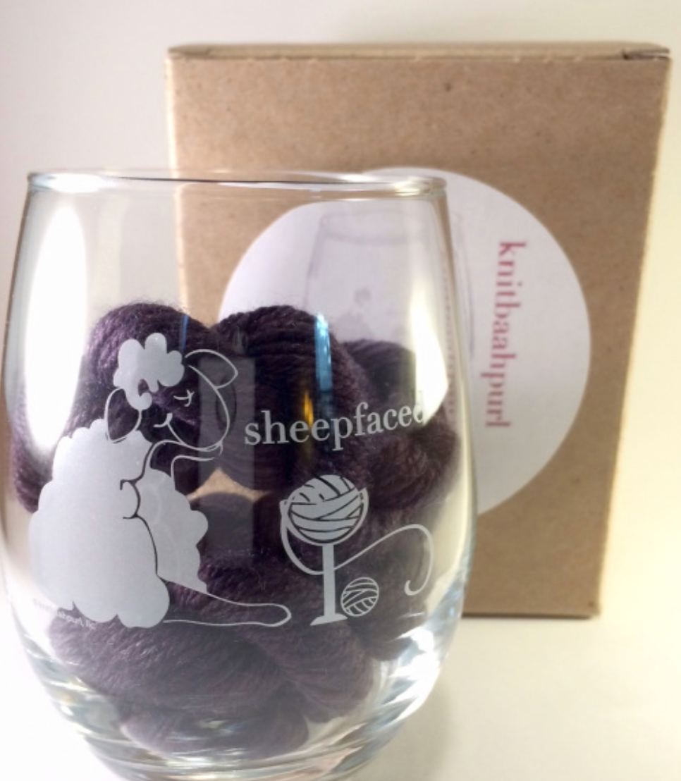 Knitbaapurl Wine glasses