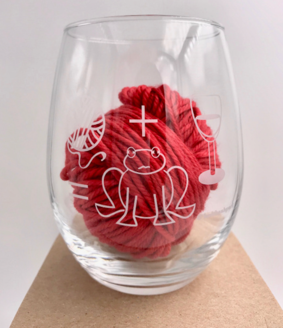 Knitbaapurl Wine glasses