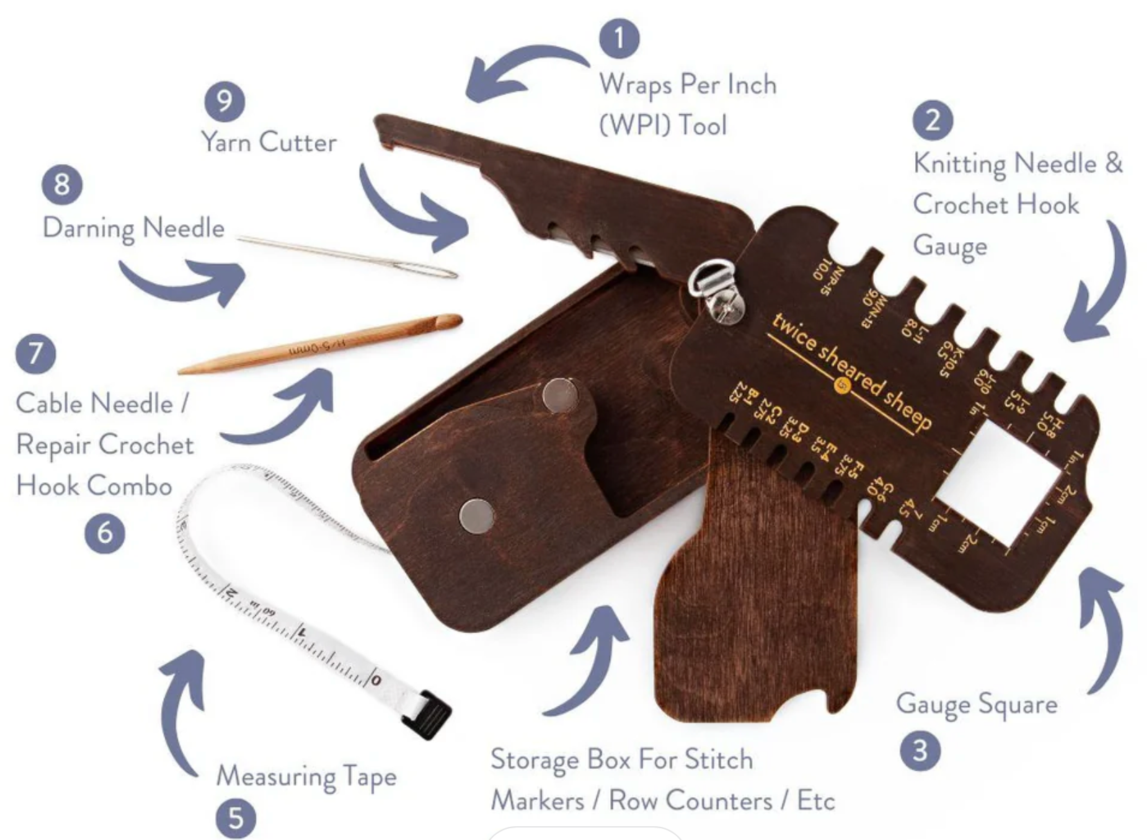 Twice Sheared Sheep Stitch Scout Multi Tool