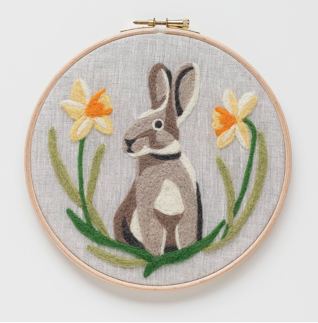 Felted Sky Spring Rabbit Needle Felting Kit