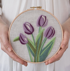 Felted Sky Tulips Needle Felting Kit