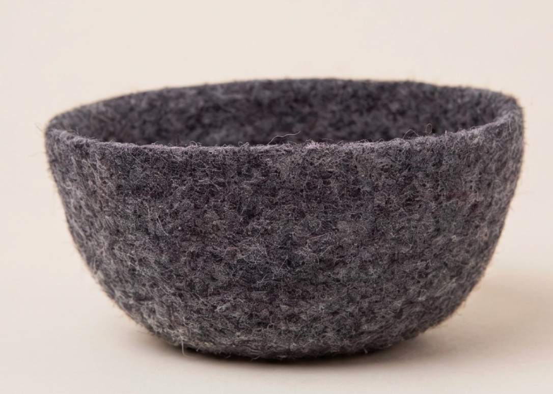 Fibres of Life Medium Felted Wool Bowl