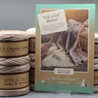 Appalachian Baby Organic Cotton Sport Pick-a-Knit Baby Blanket Square & Rectangle Knitting Kit