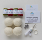 Felted Sky Christmas Ornament Needle Felting Kit
