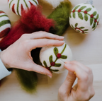 Felted Sky Christmas Ornament Needle Felting Kit