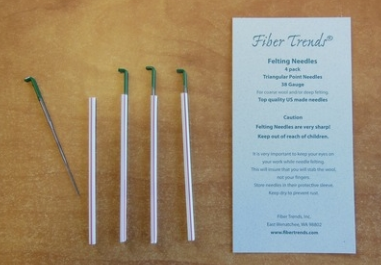 Fiber Trends 38 Gauge Triangular Point Needle 4 pack